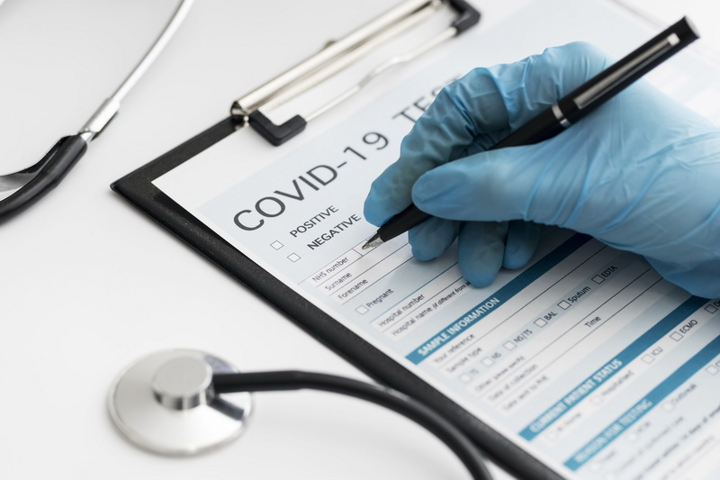 Registered nurse reviewing her nursing license credentials and renewal requirements
